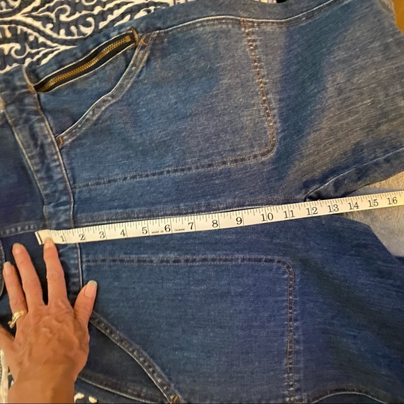 Rare! Madewell Jean Flare overalls NWOT Sz Small - Picture 9 of 10